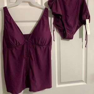 NWT 3X Purple tankini